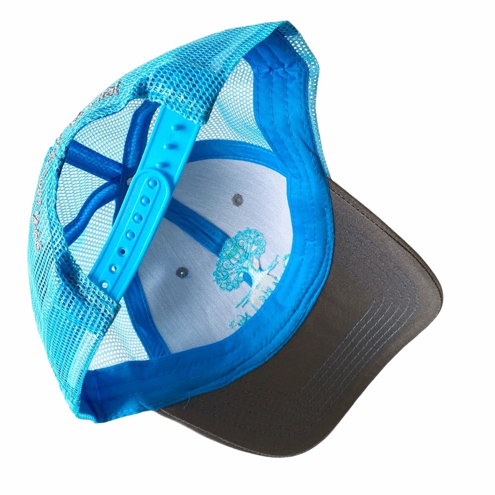 new One With Life Tequila ❃ Embroidery Snap Back Hat ❃ Turquoise Embroidery Logo - Picture 7 of 10